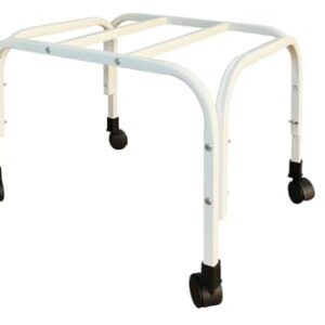 StandPoint Iron Cooler Trolley Stand | White | 100kg Load Capacity | Rust-Resistant | Heavy Bush Wheels for Smooth Mobility | Easy Fit Design | Made in India  Amazon.in: Home & Kitchen