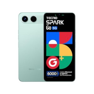 Tecno Spark GO 5G (Turquoise Green, 4GB+128GB) | Slimmest Smartphone with 6000mAh Battery | Ella AI with Indian Languages Support*