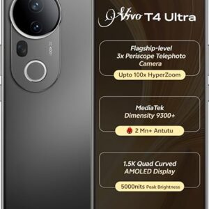 VIV0 T4 Ultra 5G AI Smartphone (Meteor Grey, 8GB RAM + 256GB Storage)  Amazon.in: Electronics