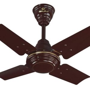 Bajaj Maxima 600 MM Ceiling Fan | High Speed | Double Ball Bearing | Quick-start High Torque Motor | 2-Yr Warranty 【Brown】