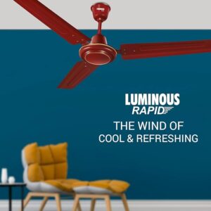 RAPID 1200mm CEILING FAN – CHERRY RED